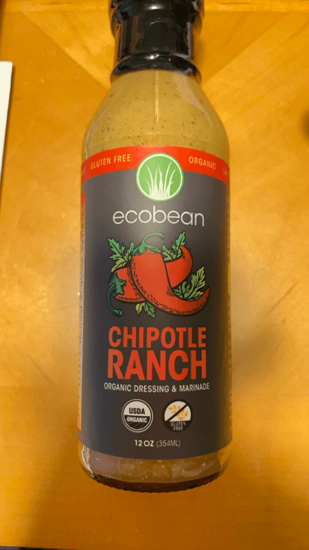Ecobean Chipotle Ranch Organic Dressing & Marinade