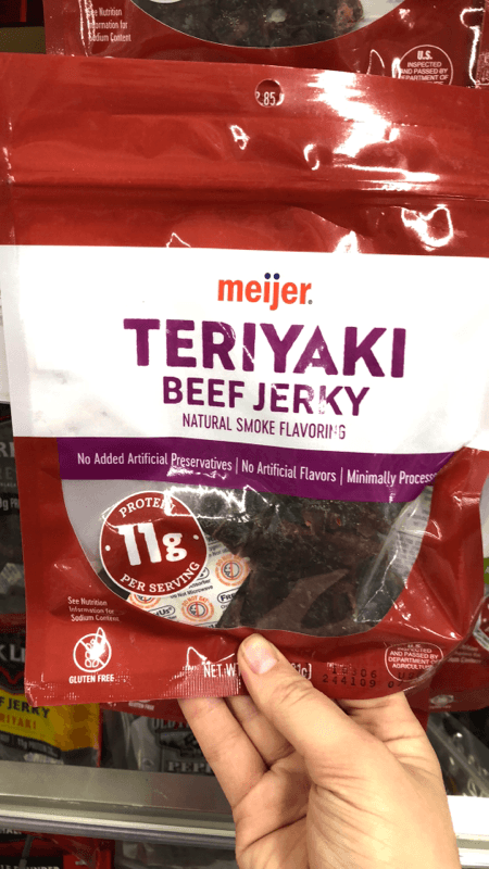 Meijer Teriyaki Beef Jerky