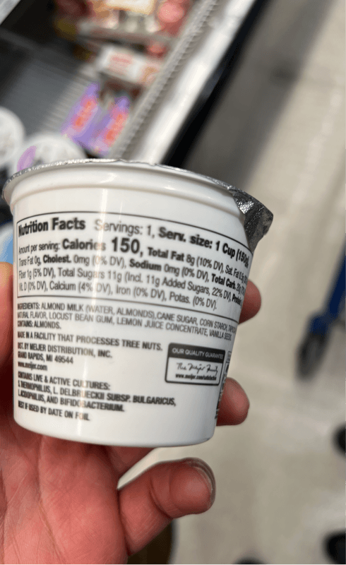 True Goodness By Meijer Vanilla Almond-Based Yogurt Alternative