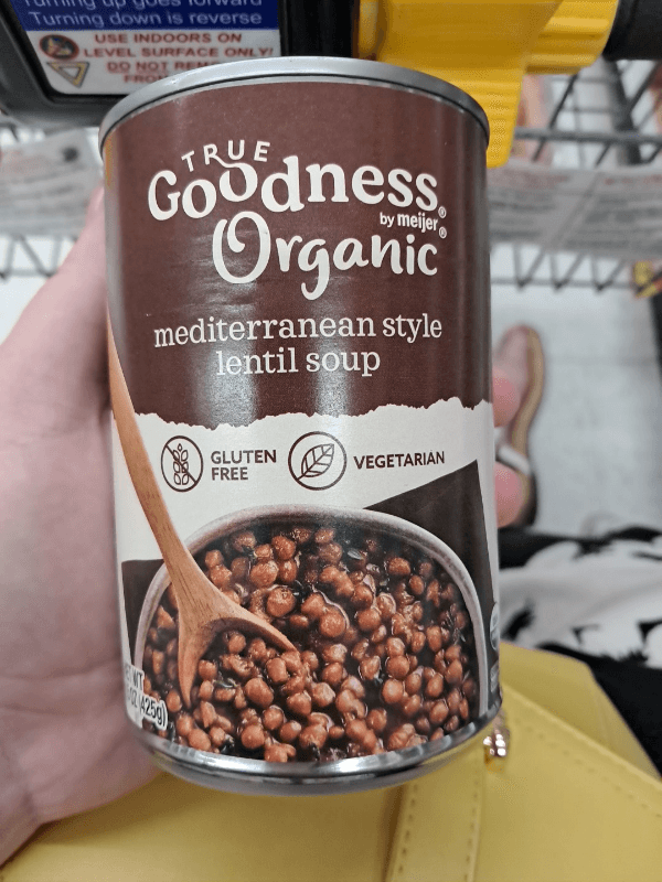 True Goodness By Meijer Organic Mediterranean Style Lentil Soup