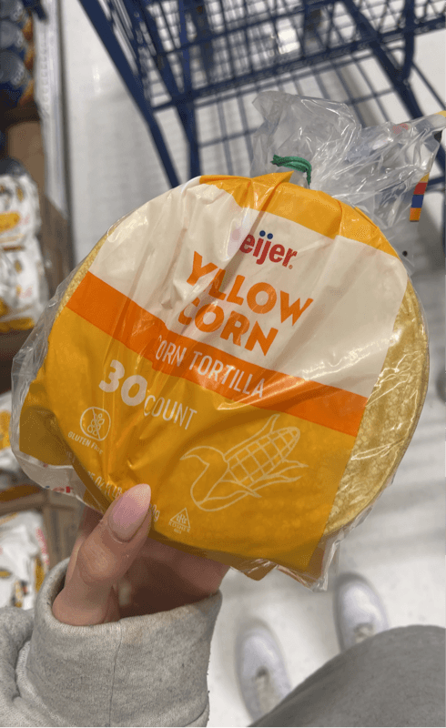 Meijer Yellow Corn Tortilla