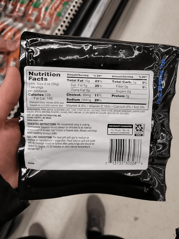Frederik'S By Meijer Smoked Sausage