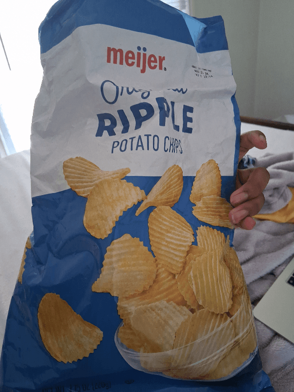 Meijer Original Ripple Potato Chips