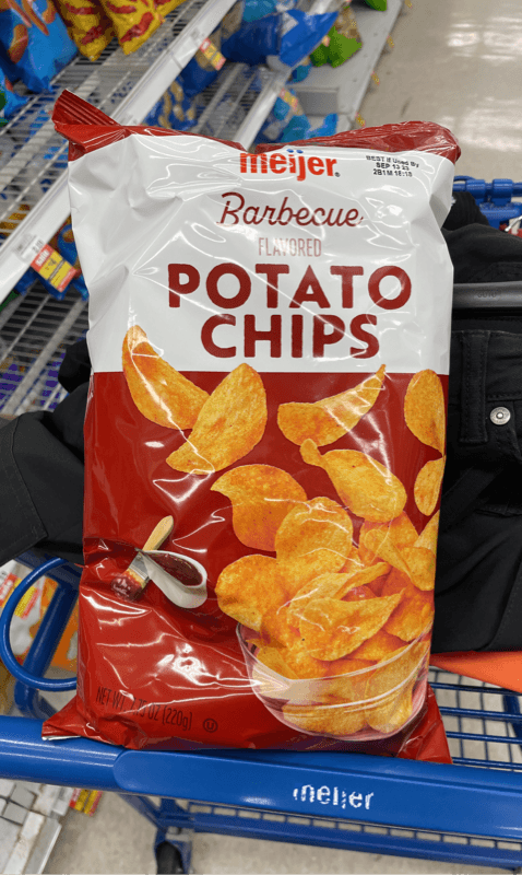 Meijer Barbecue Flavored Potato Chips