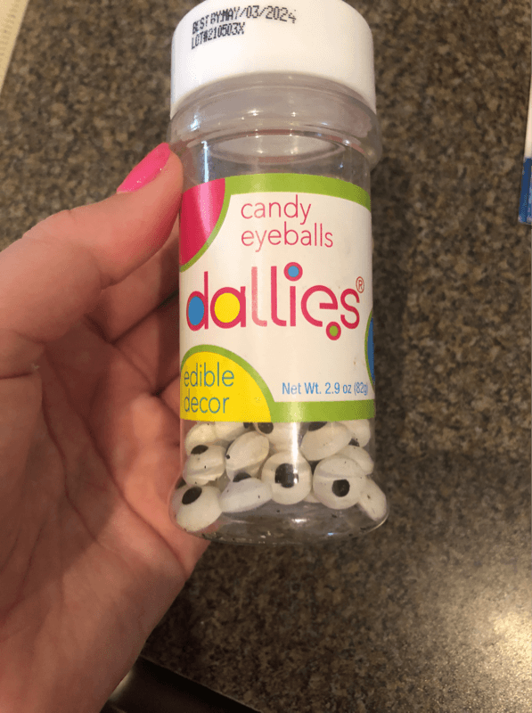 Dallies Candy Eyeballs Edible Decor