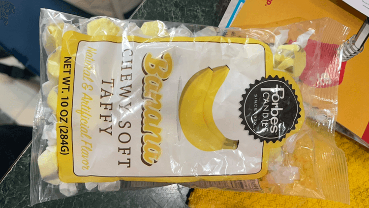 Forbes Candies Banana Chewy Soft Taffy