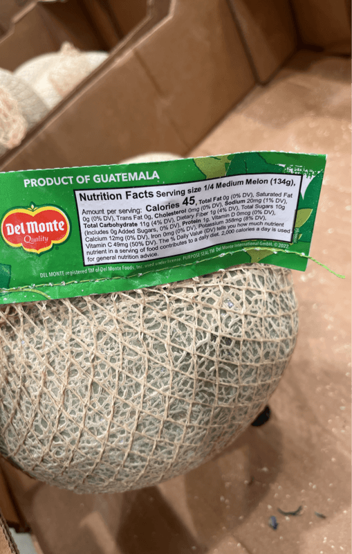 Del Monte Cantaloupes
