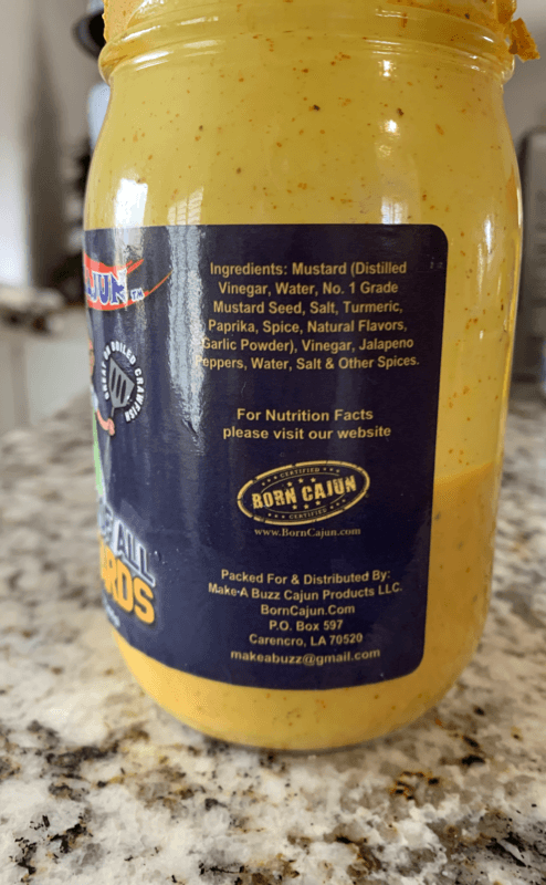 Born Cajun Seasoned Mother Of All Mustards