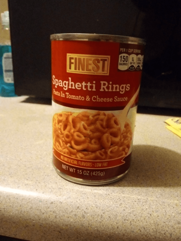 Finest Spaghetti Rings In Tomato & Cheese Sauce