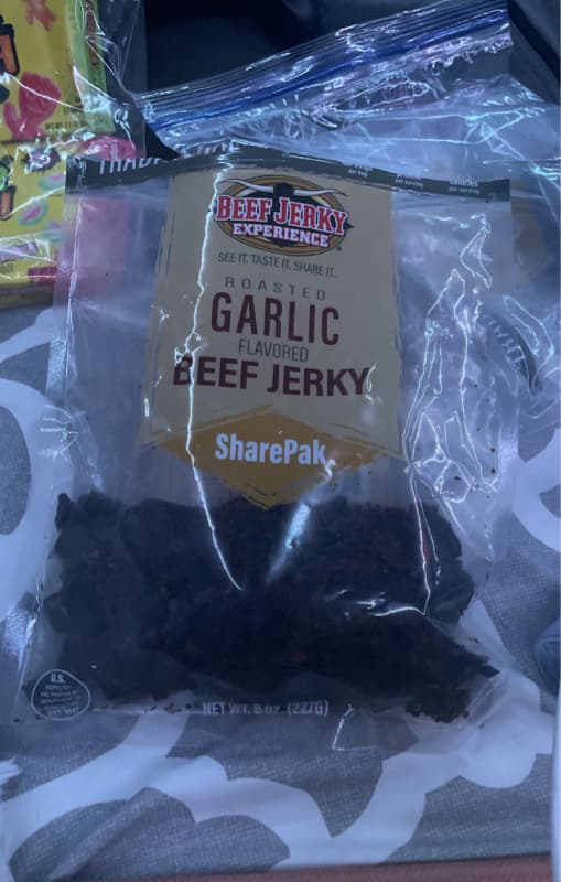 Beef Jerky Experience Roasted Garlic Flavored Beef Jerky