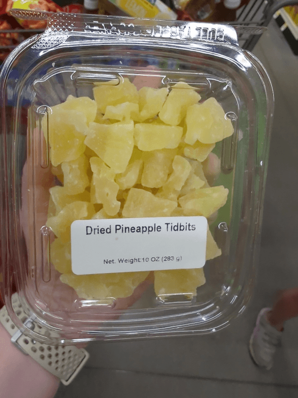 Dutch Valley Food Distributors Dried Pineapple Tidbits