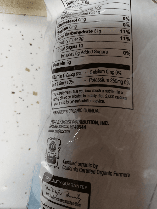 True Goodness By Meijer Organic Quinoa