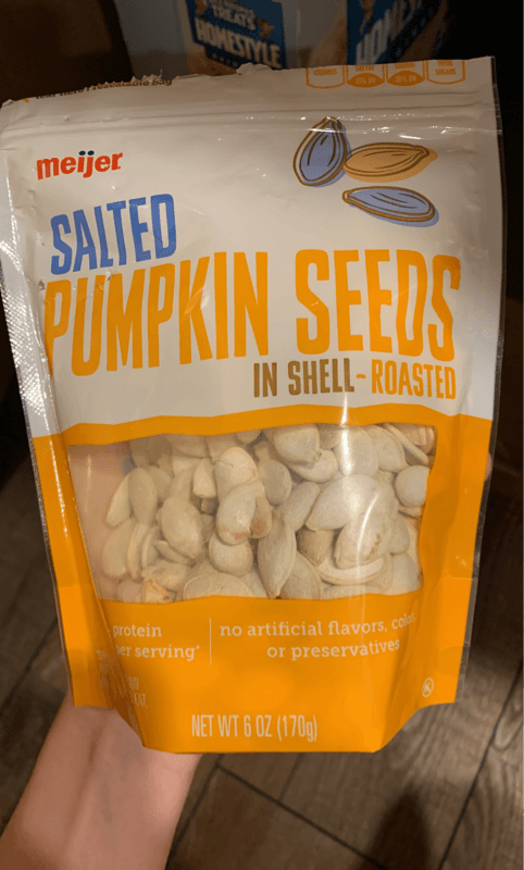 Meijer Salted Pumpkin Seeds In Shell-Roasted