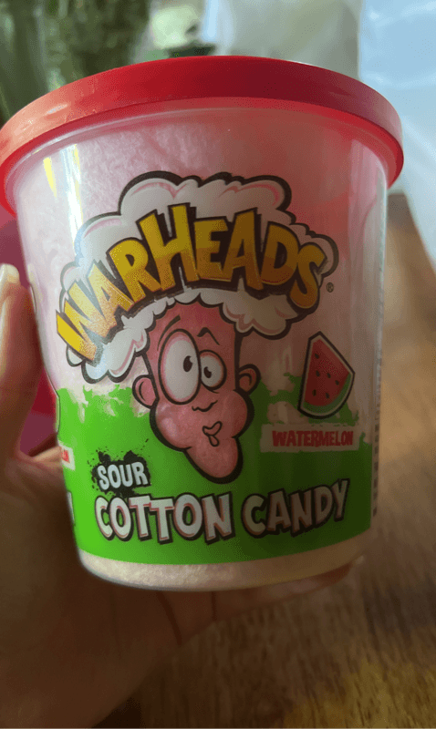 Warheads Watermelon Sour Cotton Candy