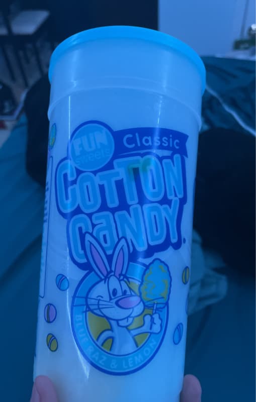 Fun Sweets Blue Raz & Lemon Classic Cotton Candy