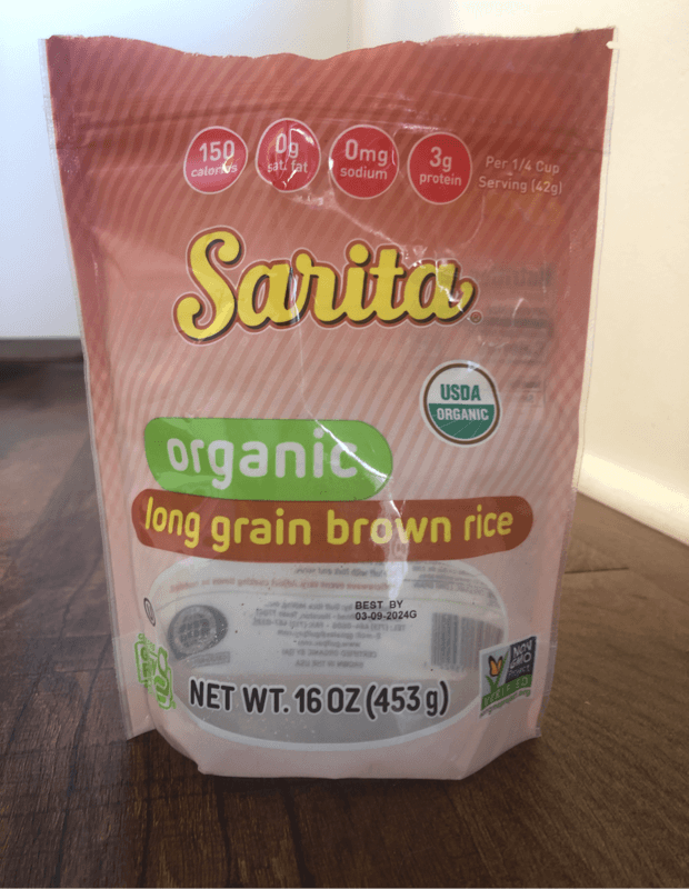 Sarita Organic Long Grain Brown Rice