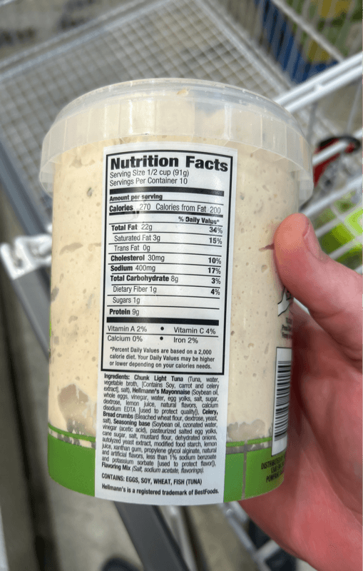 Hellmann'S Gourmet Tuna Salad By Park Avenue