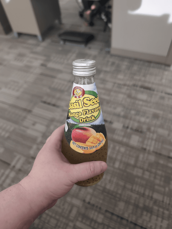Honey Bee Basil Seed Mango Flavored Drink