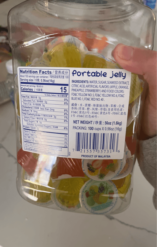Dragonfly Portable Fruit Flavor Jelly