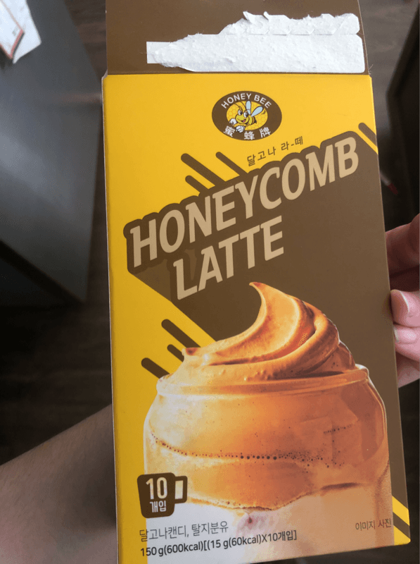 Honey Bee Honeycomb Latte