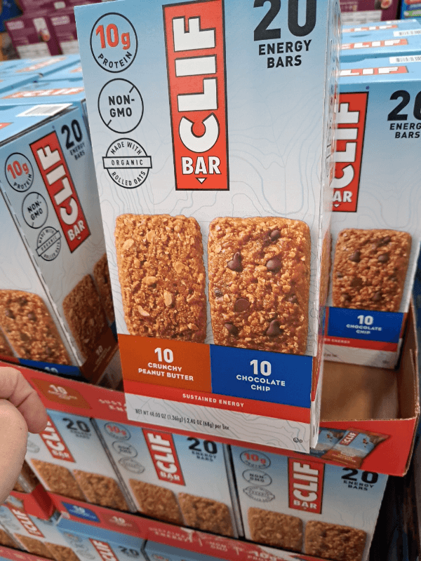 Clif Bar Crunchy Peanut Butter / Chocolate Chip Energy Bars