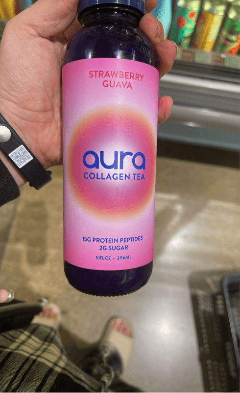 Aura Collagen Tea Strawberry Guava