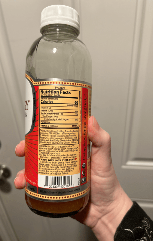 Gt’S Synergy Vital C Raw Kombucha