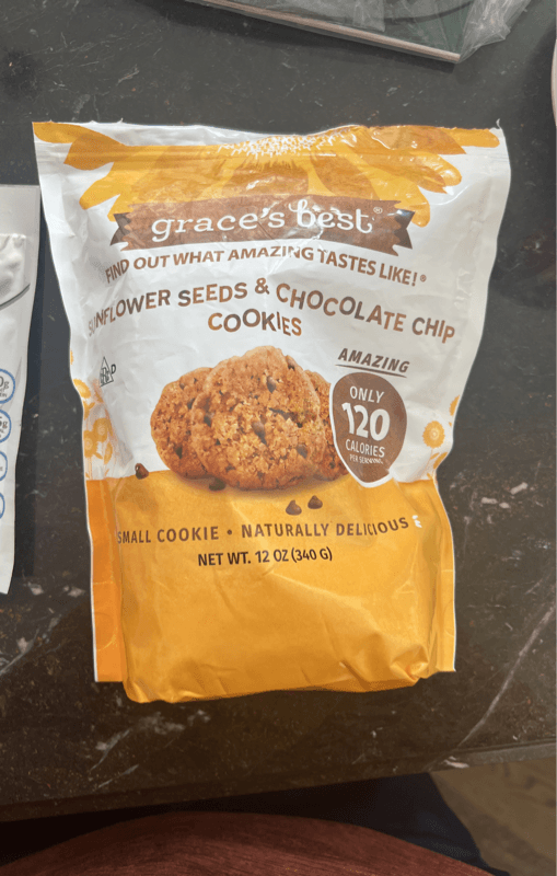 Grace'S Best Sunflower Seeds & Chocolate Chip Cookies