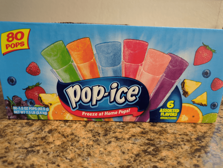 Pop-Ice 6 Assorted Flavors Pops