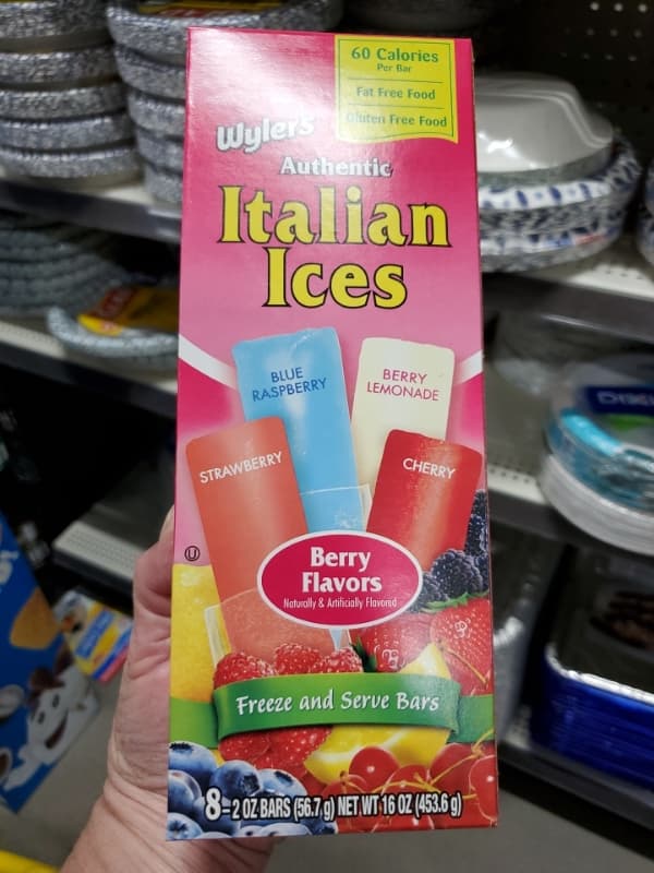 Wylers Authentic Italian Ices Berry Flavors