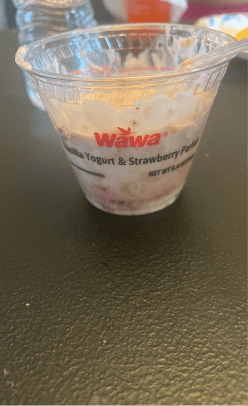 Wawa Vanilla Yogurt & Strawberry Parfait