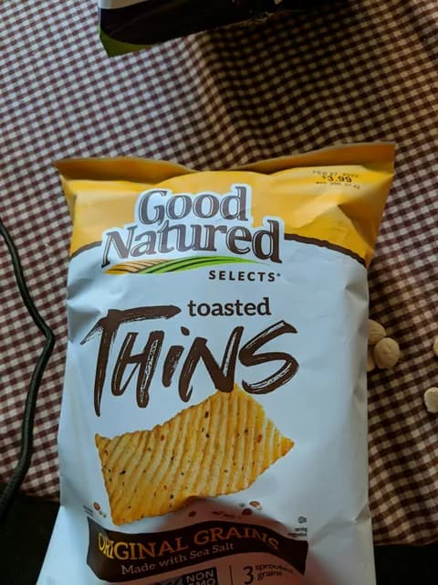 Good Natured Selects Toasted Thins Original Grains Made With Sea Salt
