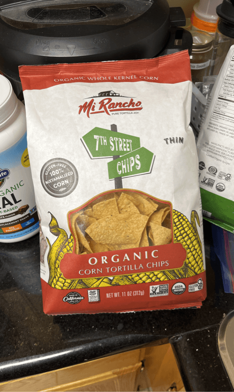 Mi Rancho 7Th Street Thin Organic Corn Tortilla Chips
