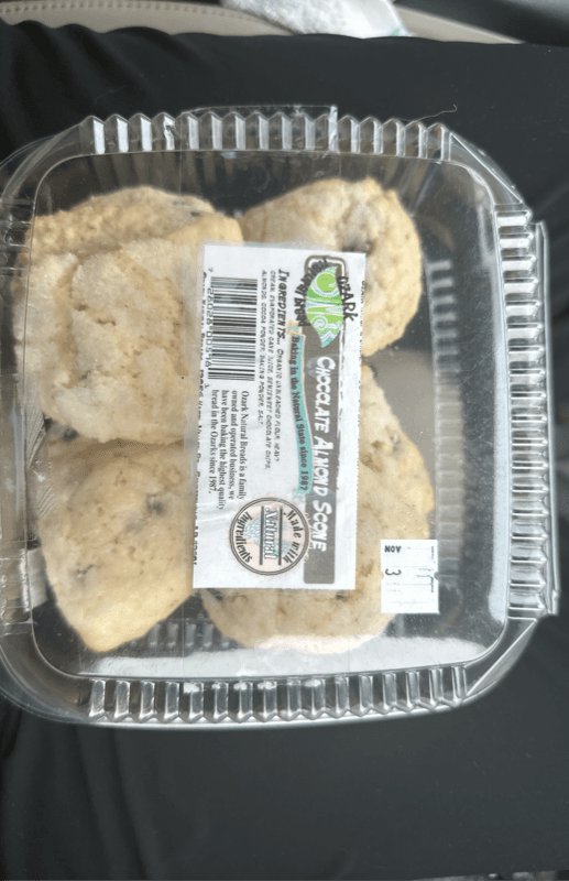 Ozark Natural Breads Chocolate Almond Scone