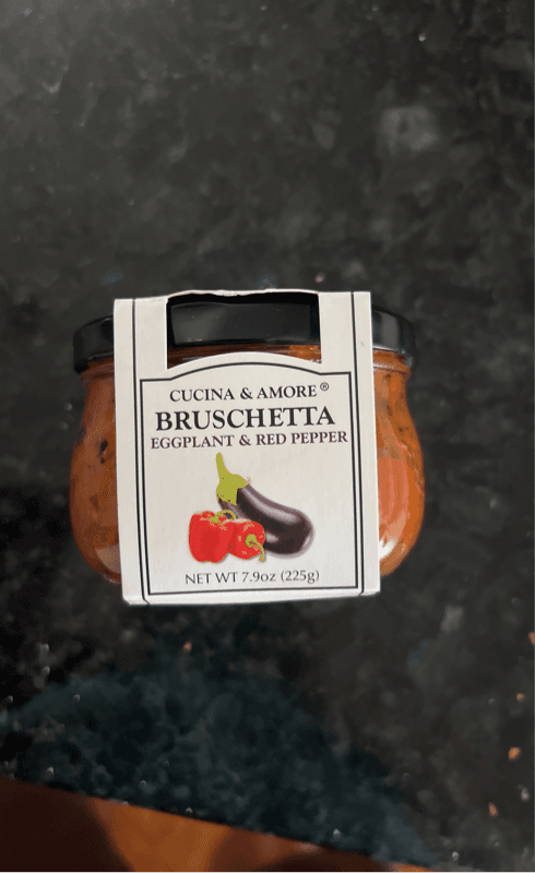 Cucina & Amore Bruschetta Eggplant & Red Pepper