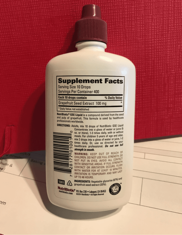 Nutribiotic Gse Grapefruit Seed Extract Liquid Concentrate Dietary Supplement