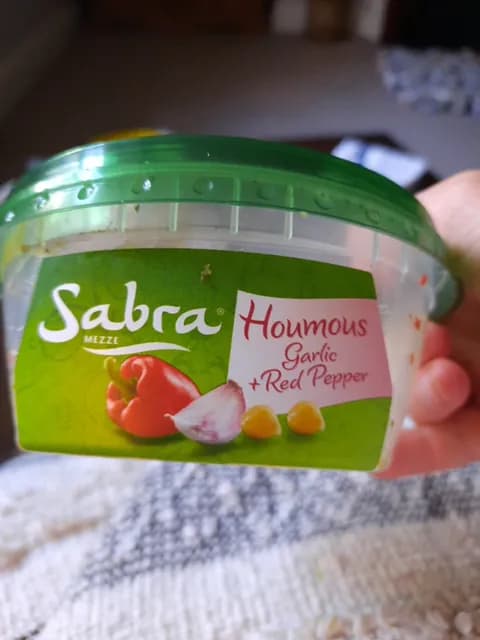 Sabra Mezze Houmous Garlic+Red Pepper