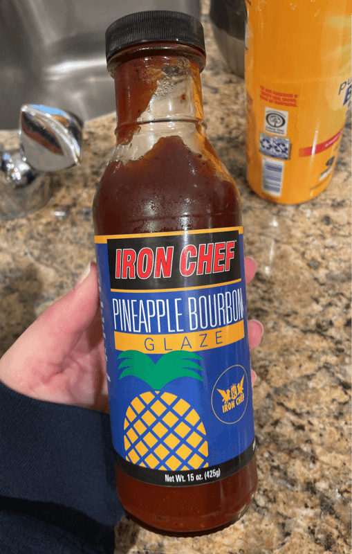 Iron Chef Pineapple Bourbon Glaze