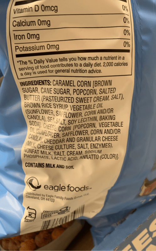 G.H. Cretors Cheese & Caramel Mix Popcorn