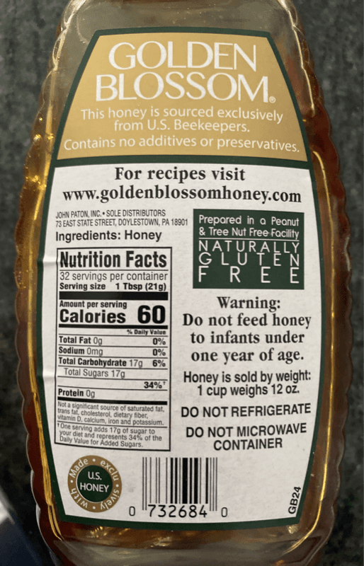Golden Blossom Premium Pure U.S. Honey