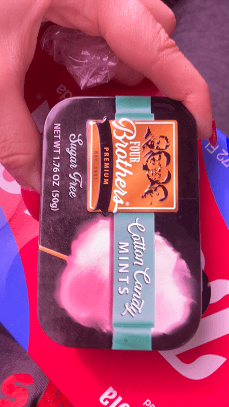 Four Brothers Premium Sugar Free Cotton Candy Mints
