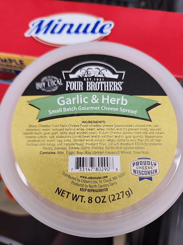 Four Brothers Garlic & Herb Gourmet Cheese Spread