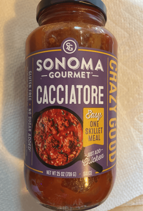 Sonoma Gourmet Cacciatore Sauce