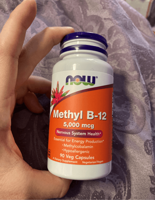 Now Methyl B-12 5, Nervous System Health 90 Veg Capsules Dietary Supplement