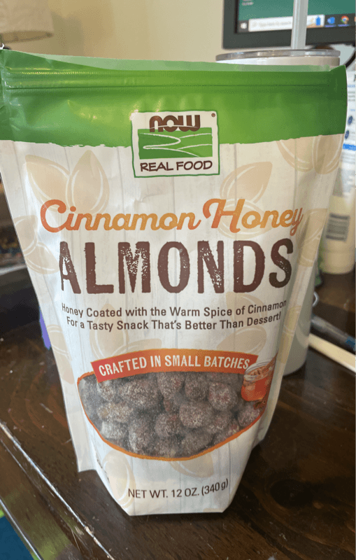 Now Real Food Cinnamon Honey Almonds