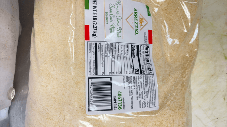 Arrezzio Romano Cheese Made From Cow'S Milk