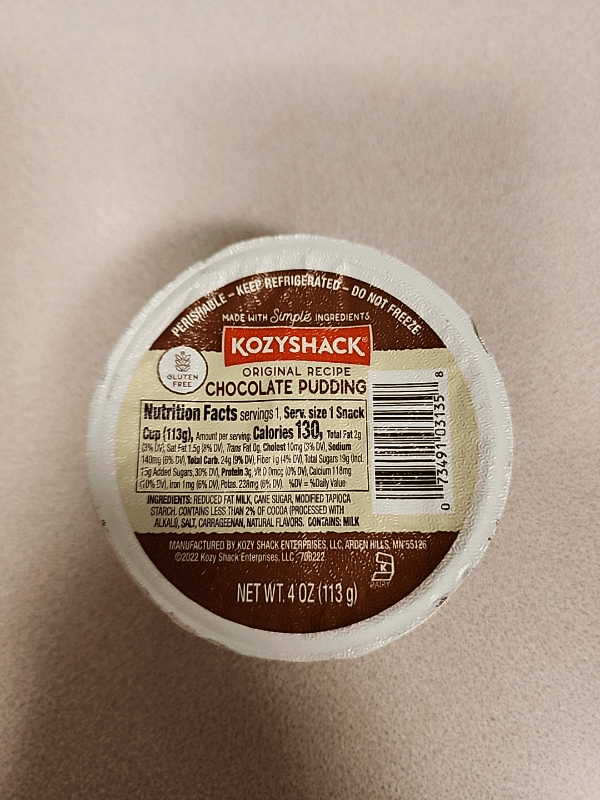 Kozyshack Chocolate Pudding