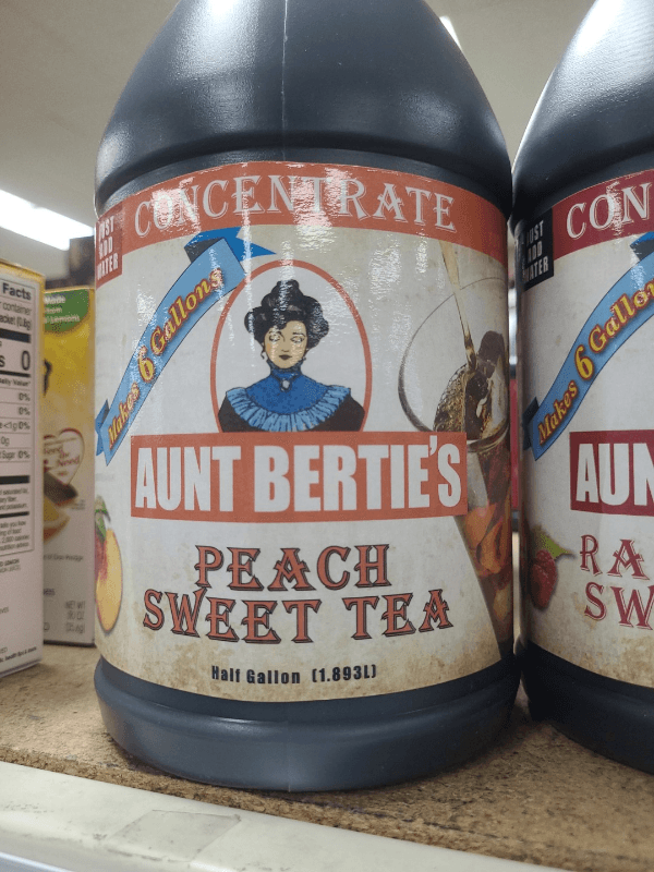 Aunt Bertie'S Concentrated Sweet Peach Tea