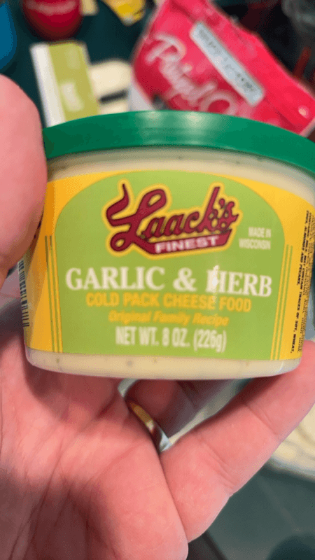 Laack'S Finest Garlic & Herb Cold Pack Cheese Food