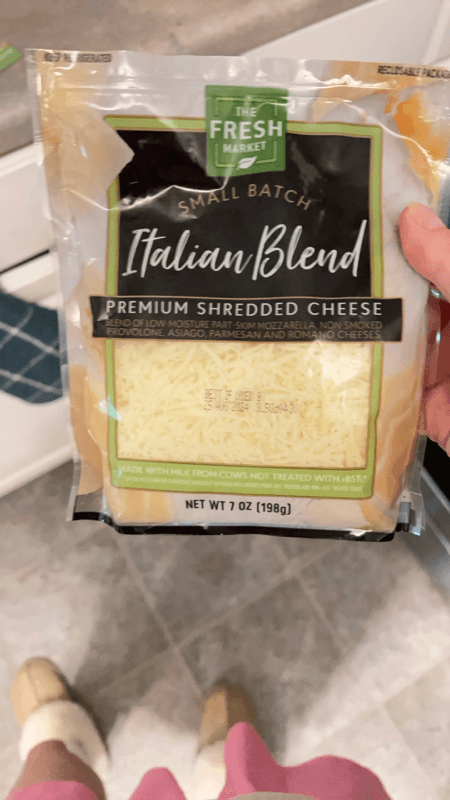 The Fresh Market Small Batch Italian Blend Premium Shredded Cheese